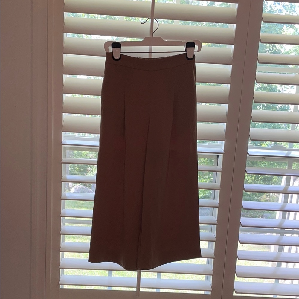 Madewell Caldwell Cropped Trousers Camel